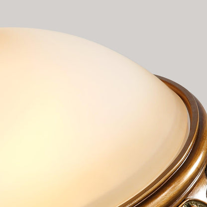 Deltana Resin Recessed Ceiling Light | Pineapple Motif | Copper