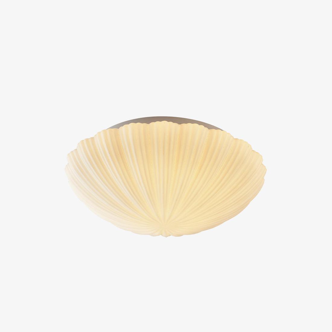 Seashell Ceiling Lamp | Integrated LED | White | 25cm/35cm Diameter