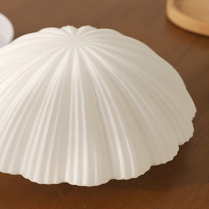 Seashell Ceiling Lamp | Integrated LED | White | 25cm/35cm Diameter