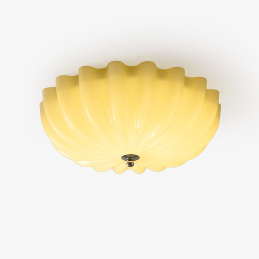 Dewdrop Ceiling Light | Metal, Wood, Glass | Gold, Walnut