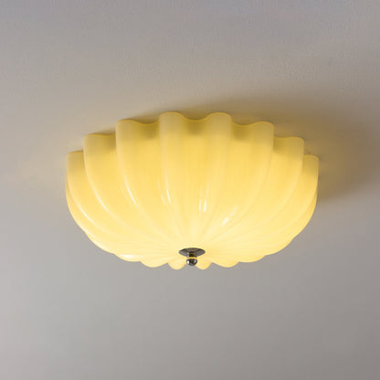 Dewdrop Ceiling Light | Metal, Wood, Glass | Gold, Walnut