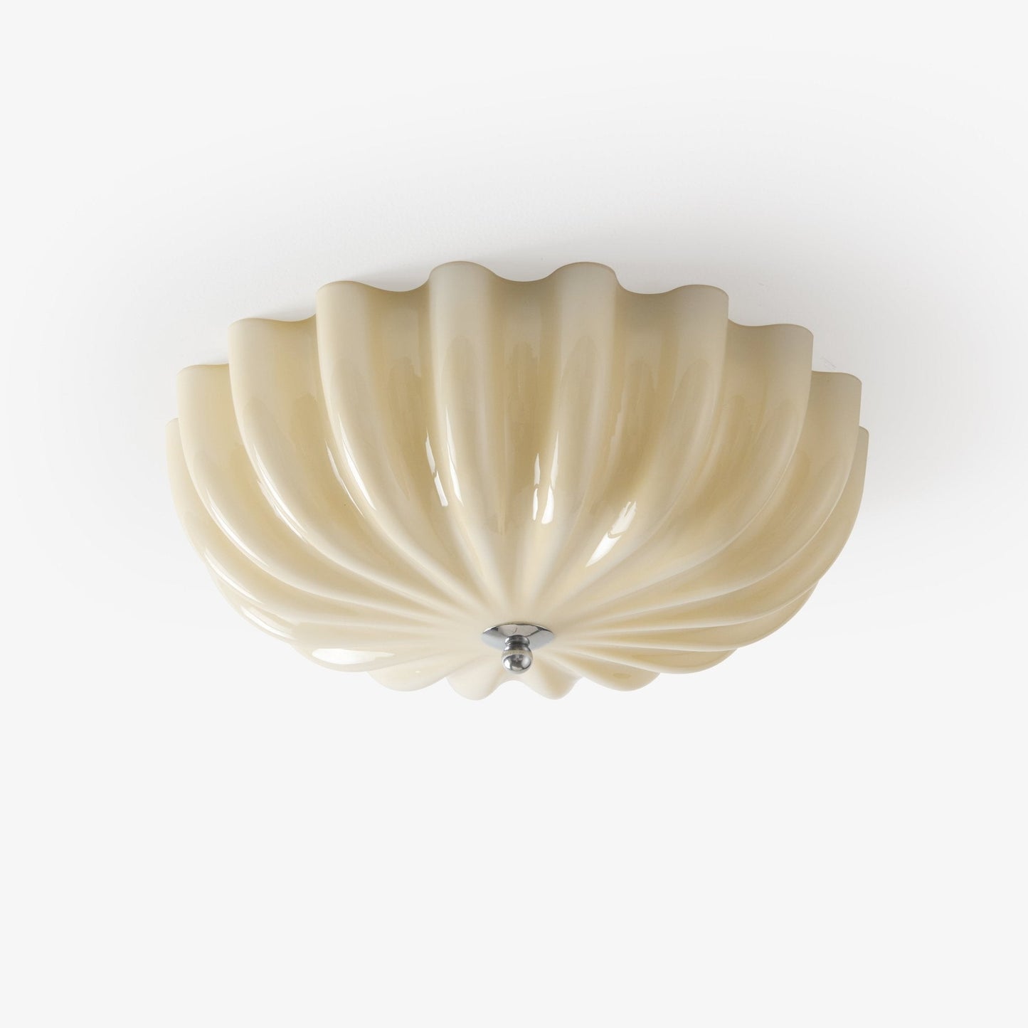 Dewdrop Ceiling Light | Metal, Wood, Glass | Gold, Walnut
