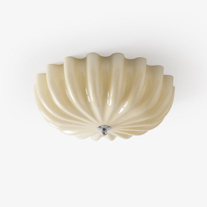 Dewdrop Ceiling Light | Metal, Wood, Glass | Gold, Walnut