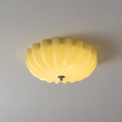 Dewdrop Ceiling Light | Metal, Wood, Glass | Gold, Walnut