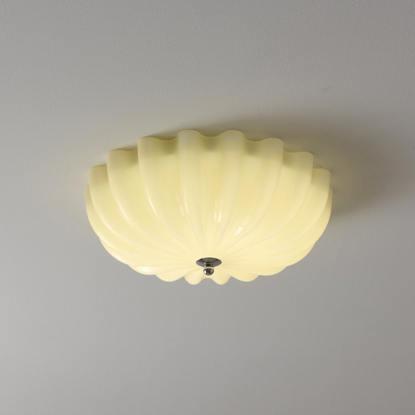 Dewdrop Ceiling Light | Metal, Wood, Glass | Gold, Walnut