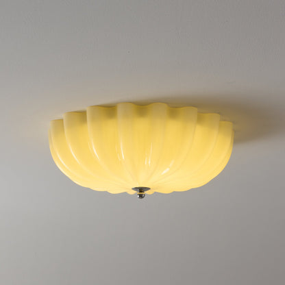 Dewdrop Ceiling Light | Metal, Wood, Glass | Gold, Walnut