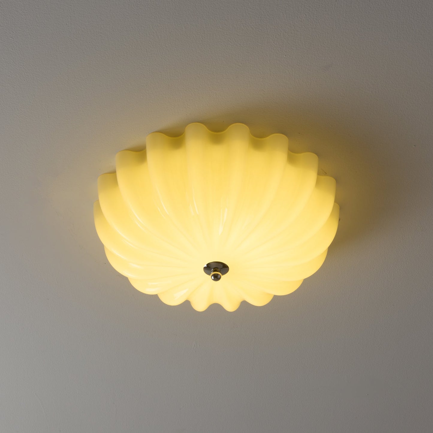 Dewdrop Ceiling Light | Metal, Wood, Glass | Gold, Walnut