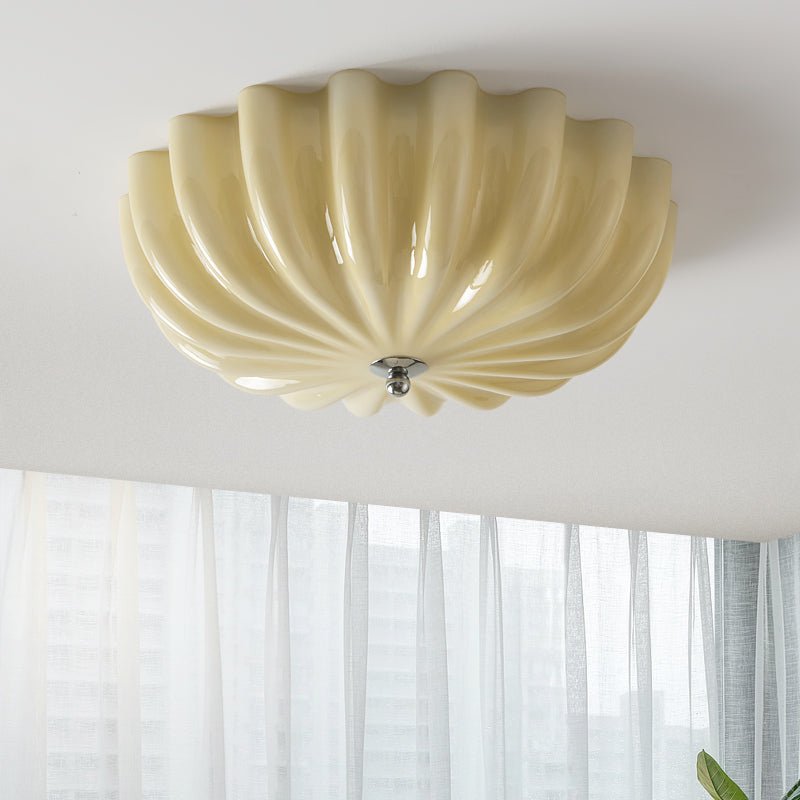 Dewdrop Ceiling Light | Metal, Wood, Glass | Gold, Walnut