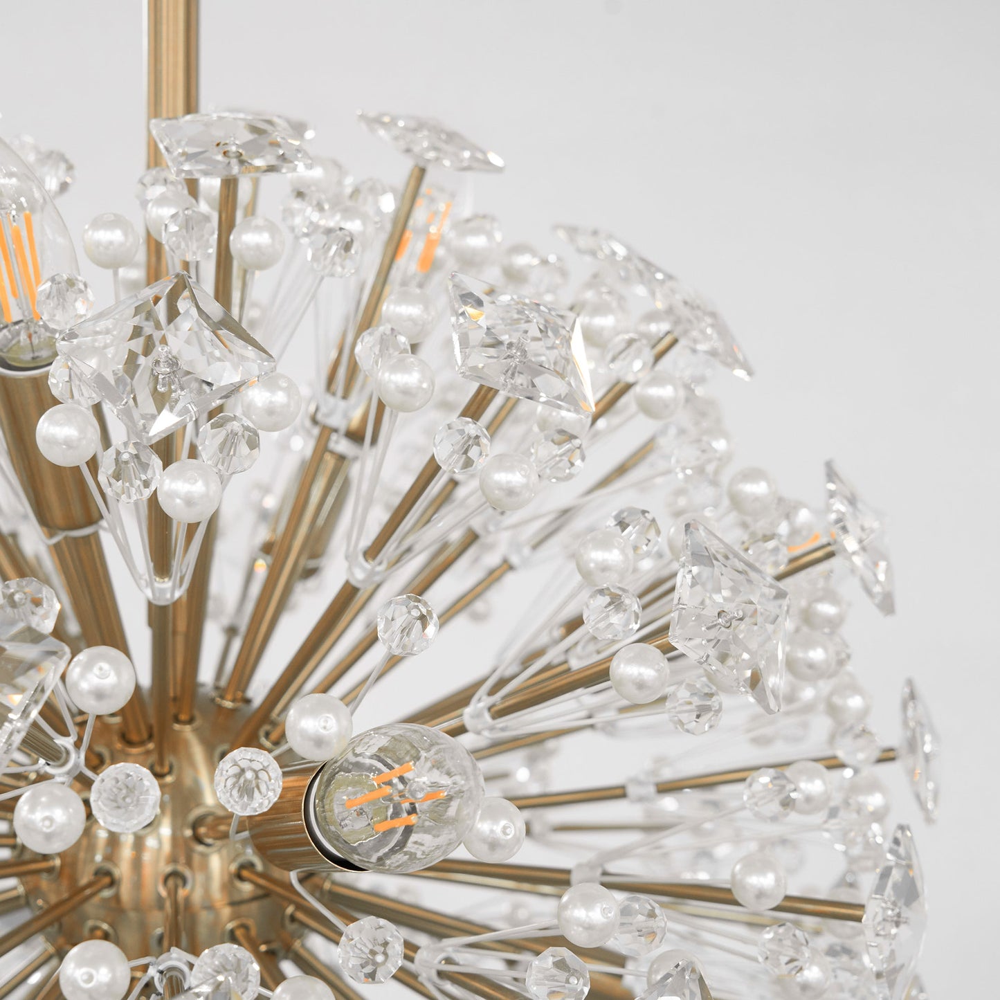 Dickinson Chandelier | Brass Frame | 13/17/21 Lights