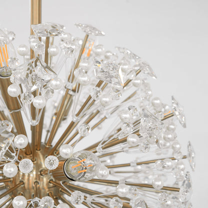 Dickinson Chandelier | Brass Frame | 13/17/21 Lights