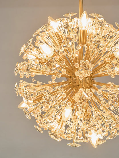 Dickinson Chandelier | Brass Frame | 13/17/21 Lights