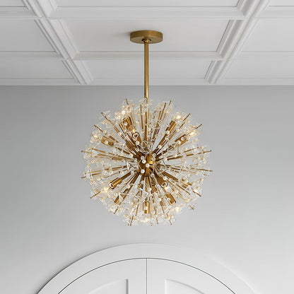 Dickinson Chandelier | Brass Frame | 13/17/21 Lights