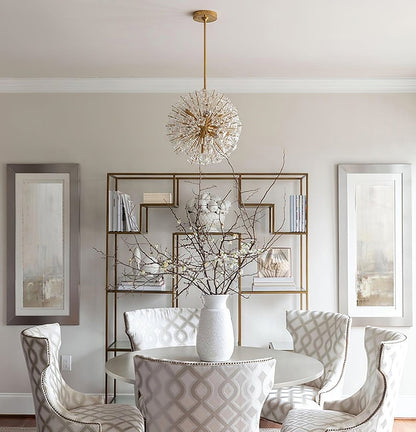 Dickinson Chandelier | Brass Frame | 13/17/21 Lights
