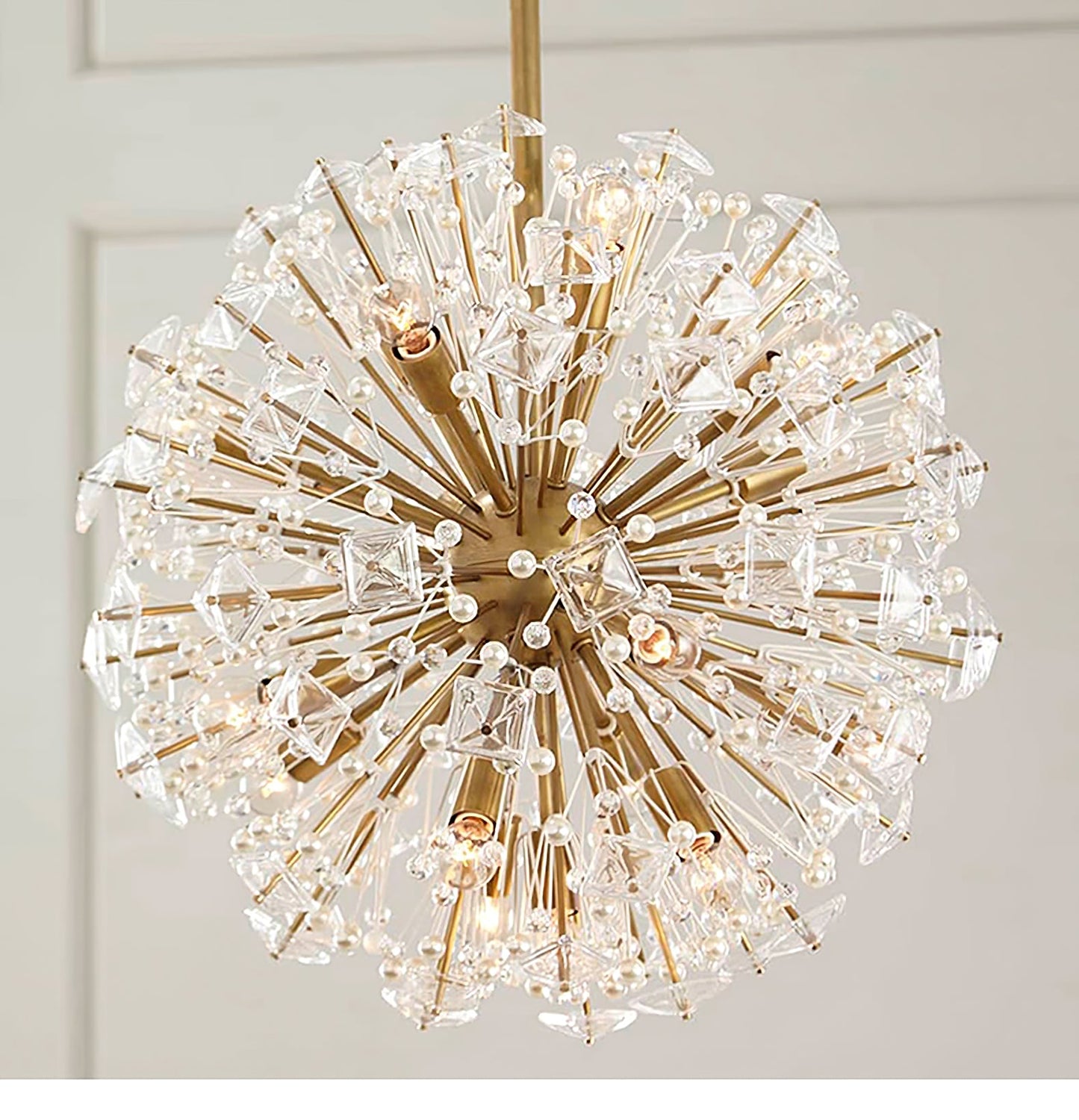 Dickinson Chandelier | Brass Frame | 13/17/21 Lights