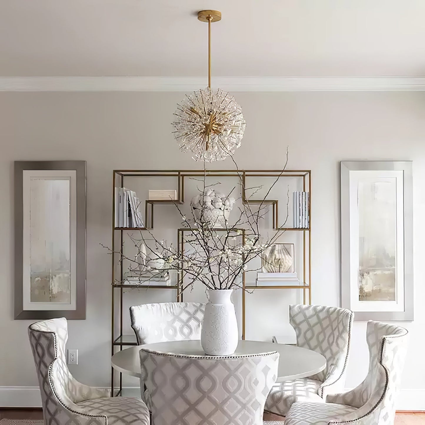 Dickinson Chandelier | Brass Frame | 13/17/21 Lights
