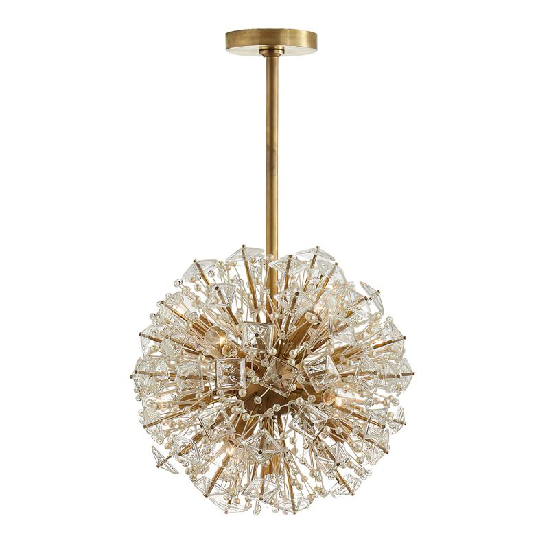 Dickinson Chandelier | Brass Frame | 13/17/21 Lights