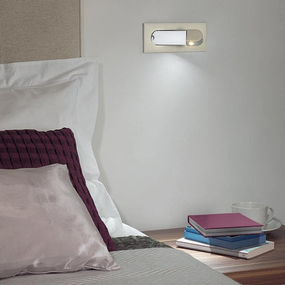 LED Bedside Reading Light | Adjustable Head | Bronze, Matt Nickel, Chrome