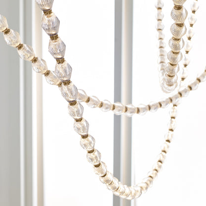 Dolce Chandelier | Solid Glass & Aluminum | Customizable Sizes & Colors