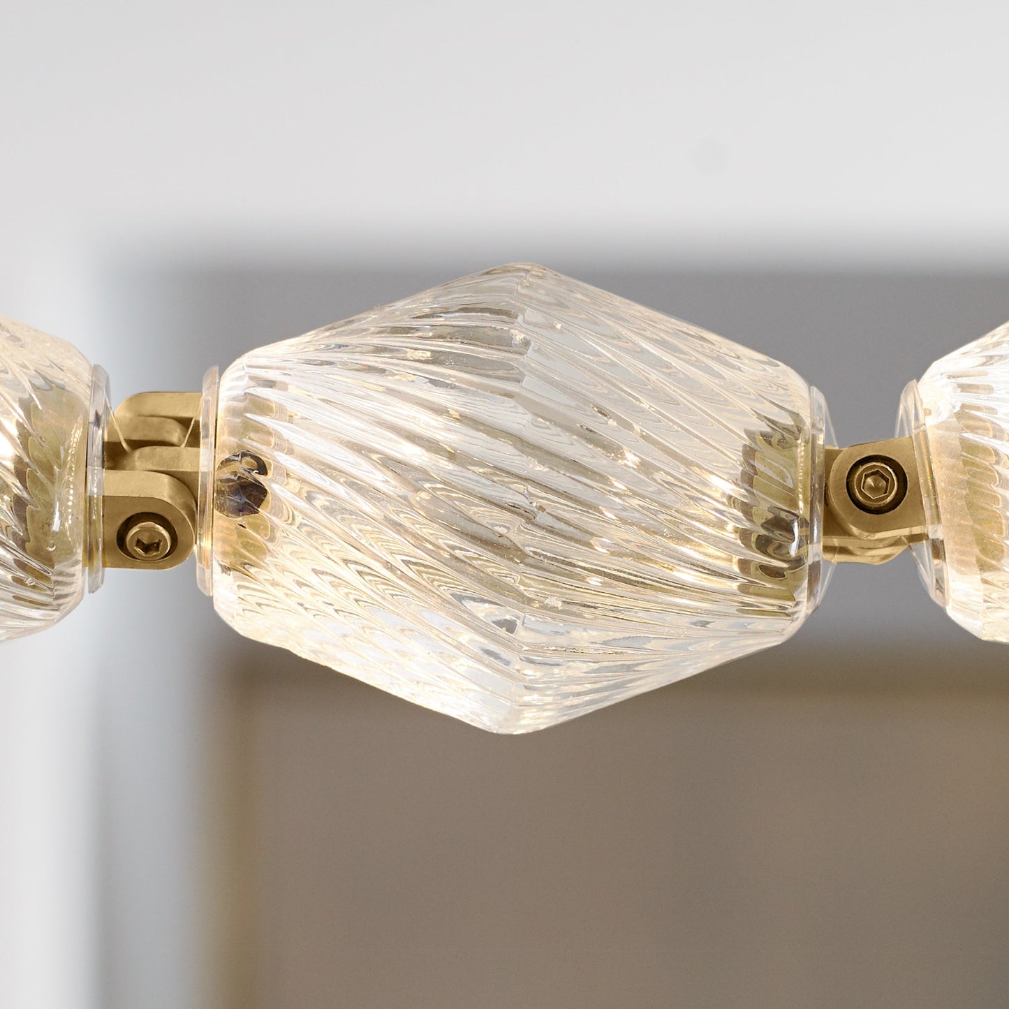 Dolce Chandelier | Solid Glass & Aluminum | Customizable Sizes & Colors