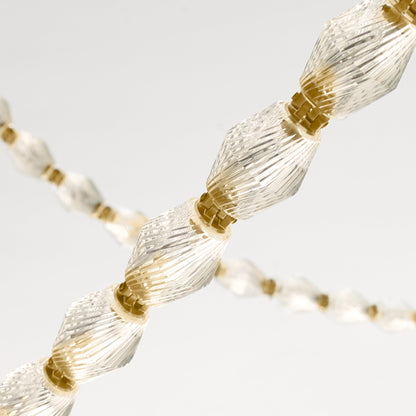 Dolce Chandelier | Solid Glass & Aluminum | Customizable Sizes & Colors