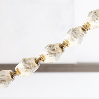 Dolce Chandelier | Solid Glass & Aluminum | Customizable Sizes & Colors