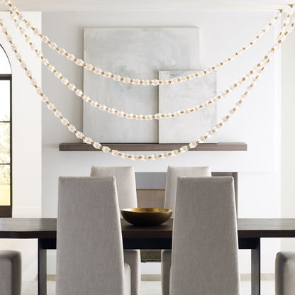 Dolce Chandelier | Solid Glass & Aluminum | Customizable Sizes & Colors