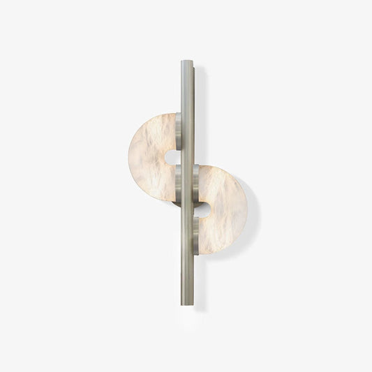 Dolly Alabaster Wall Lamp | Metal & Alabaster | White