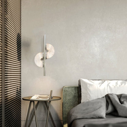 Dolly Alabaster Wall Lamp | Metal & Alabaster | White