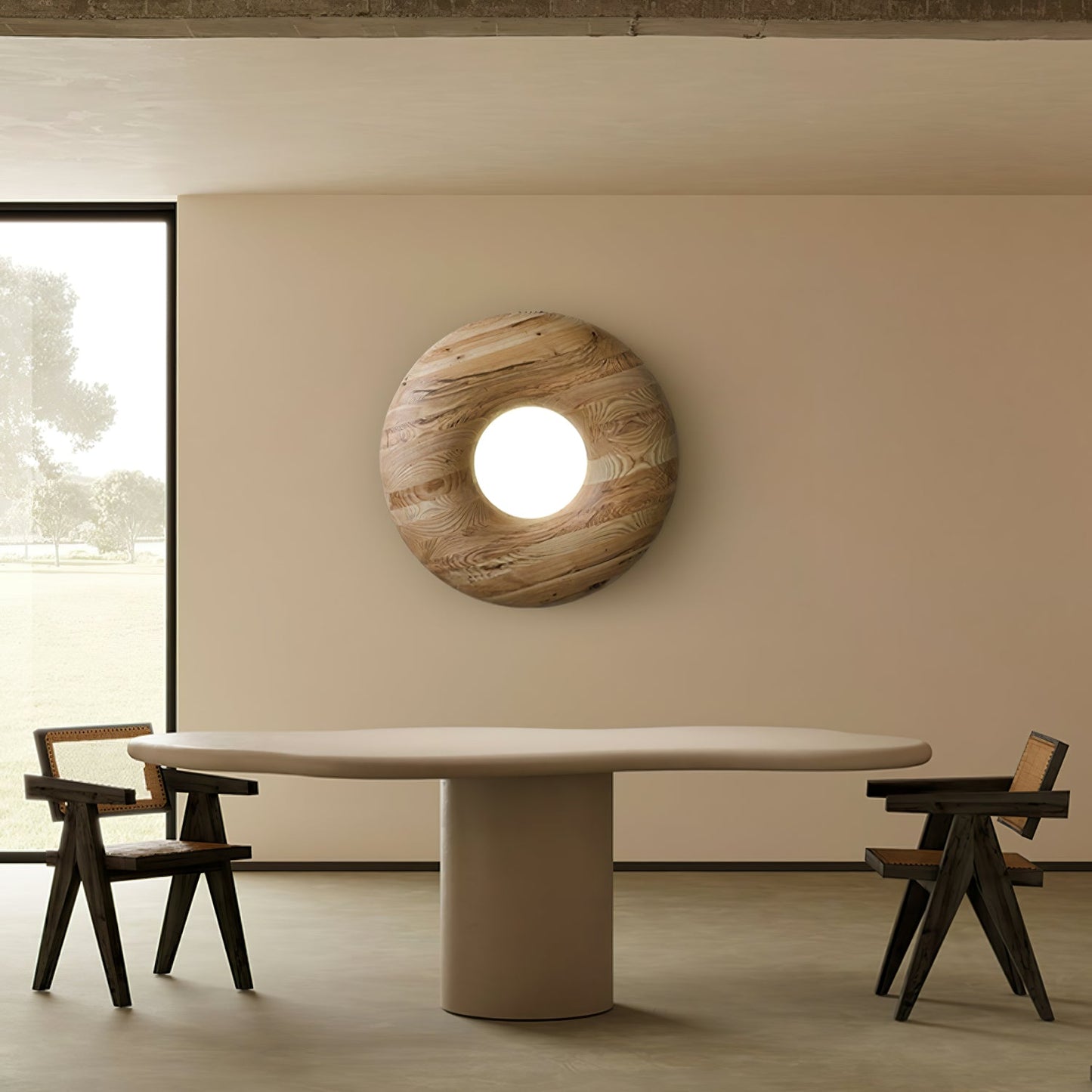 Donut Ceiling Light | Wood/Metal/Acrylic | Warm/Neutral/Cool Light