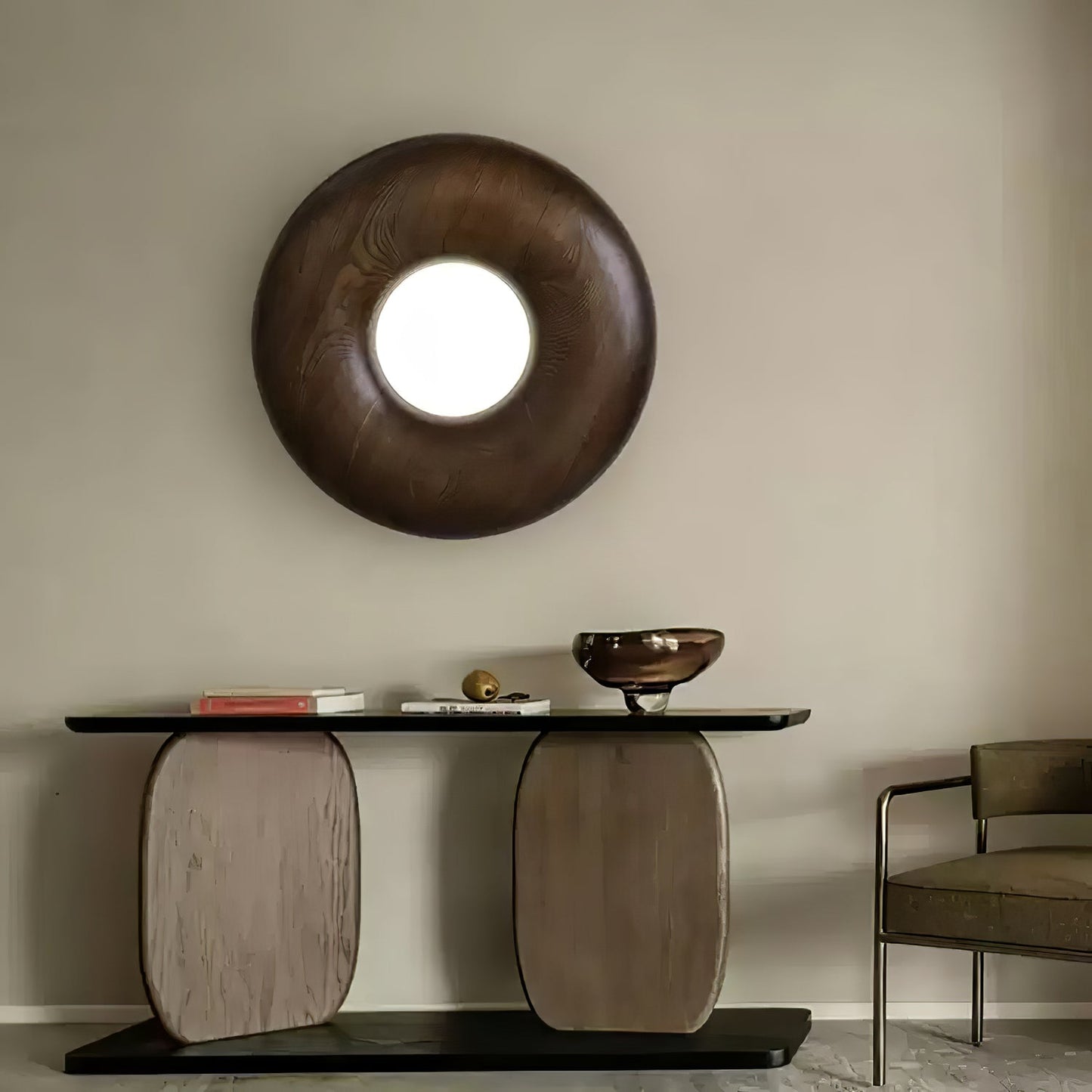 Donut Ceiling Light | Wood/Metal/Acrylic | Warm/Neutral/Cool Light