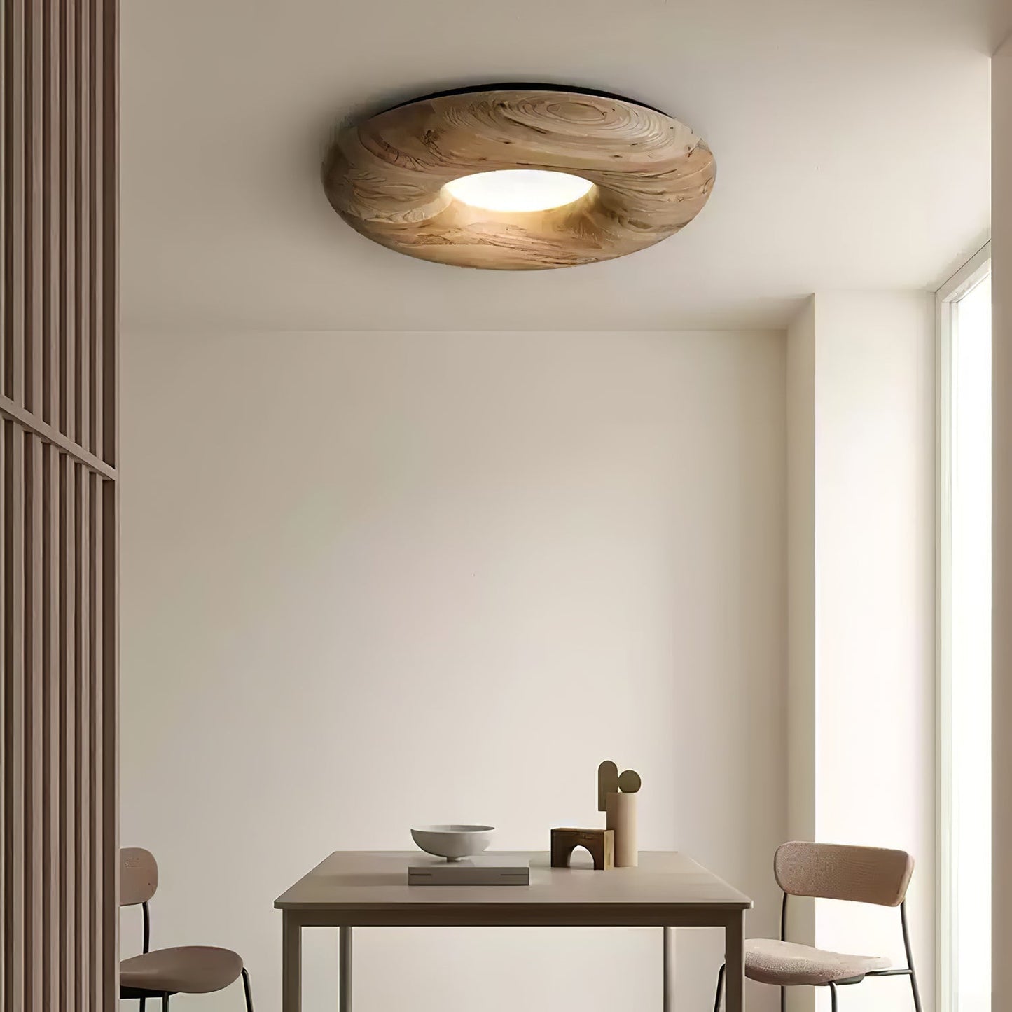 Donut Ceiling Light | Wood/Metal/Acrylic | Warm/Neutral/Cool Light
