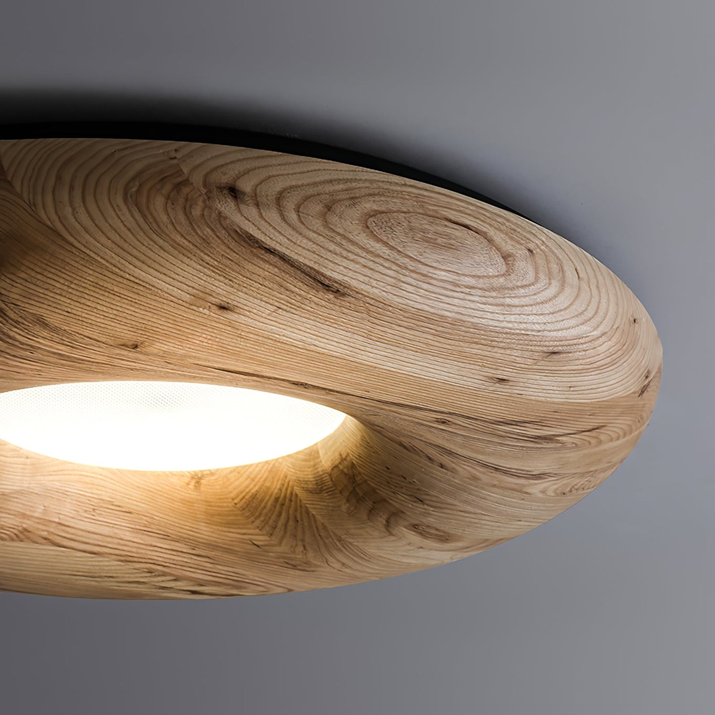 Donut Ceiling Light | Wood/Metal/Acrylic | Warm/Neutral/Cool Light
