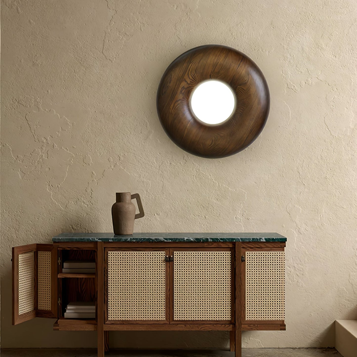 Donut Ceiling Light | Wood/Metal/Acrylic | Warm/Neutral/Cool Light