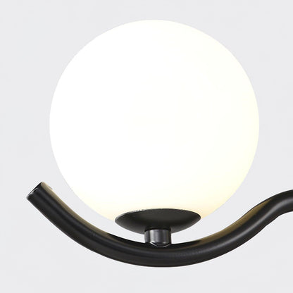 Doris Chandelier | Metal & Glass | Black & Gold Finish