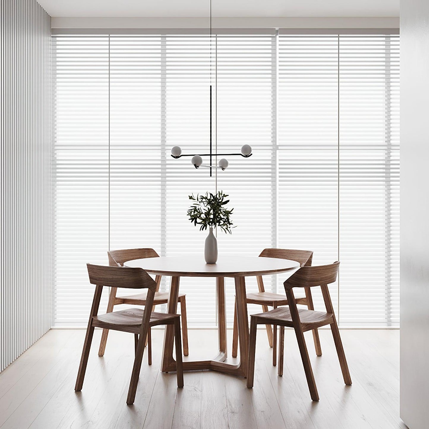 Doris Chandelier | Metal & Glass | Black & Gold Finish