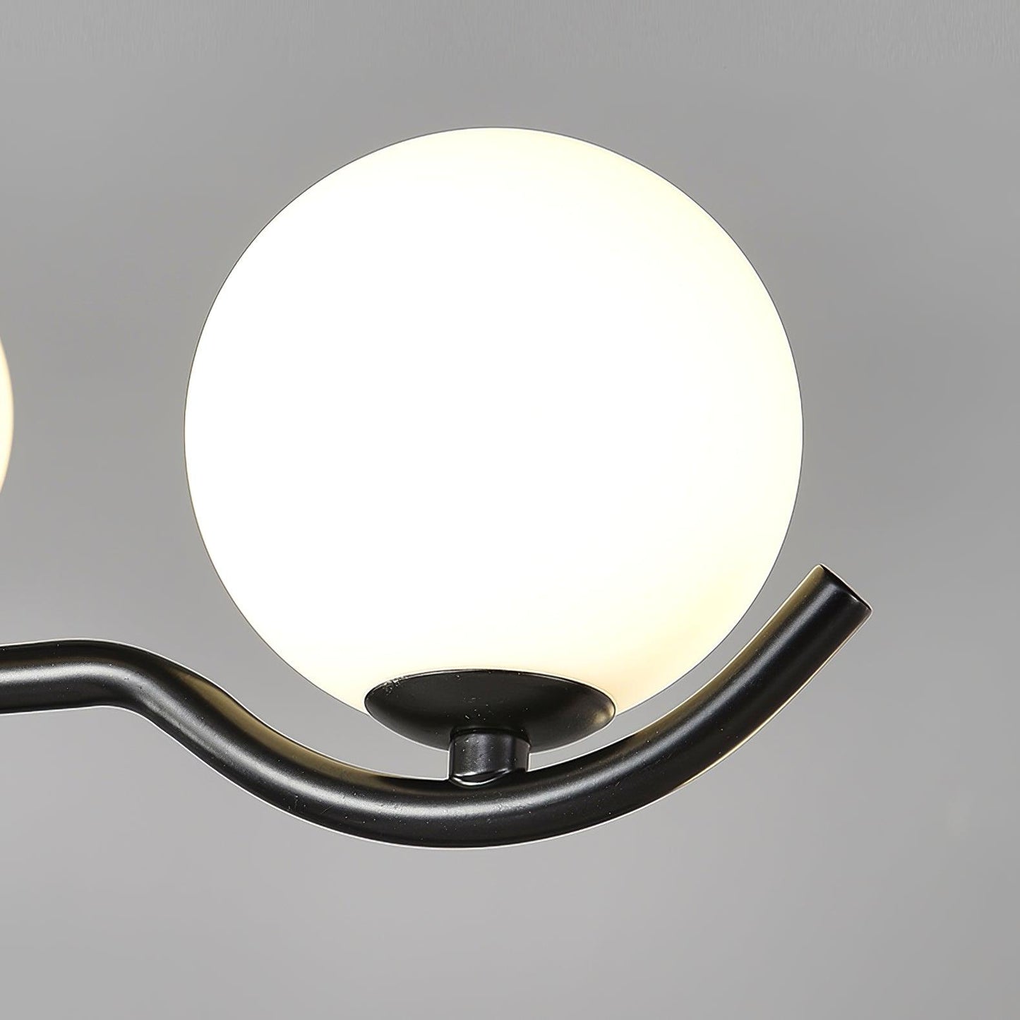 Doris Chandelier | Metal & Glass | Black & Gold Finish