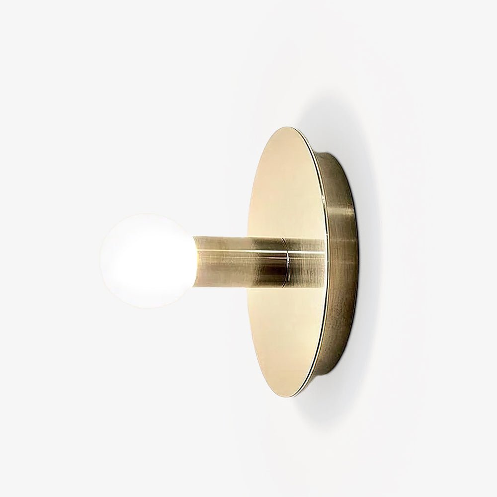 Dot Wall Lamp | Brass & Metal | Black, White, Brass Finish