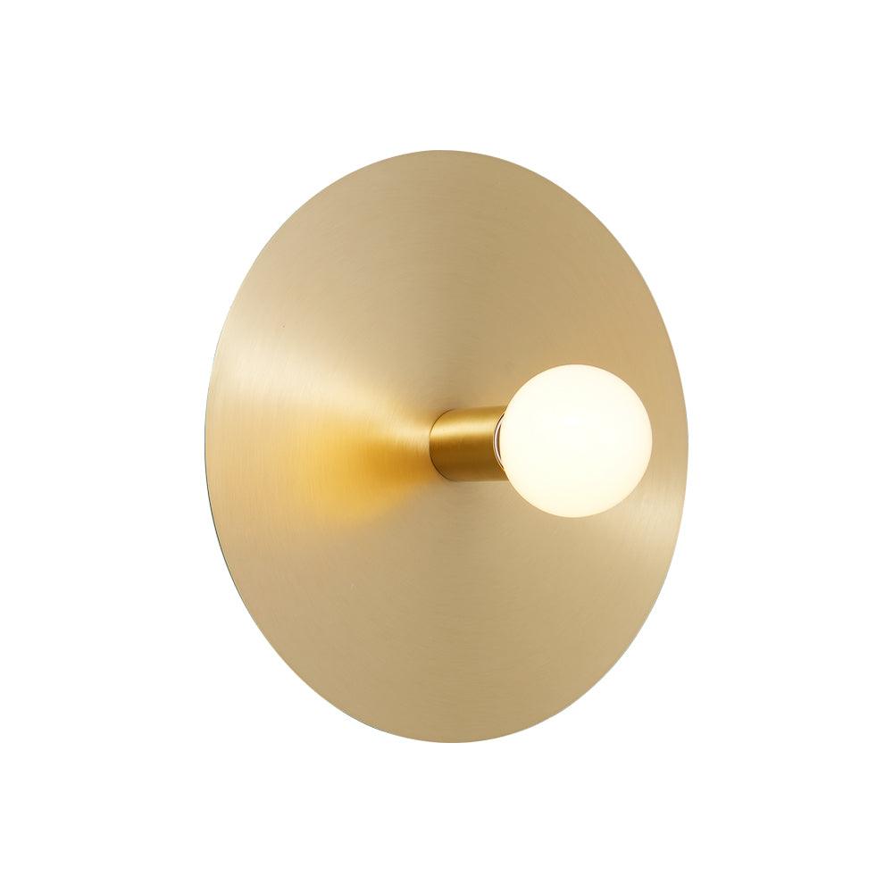 Dot Wall Lamp | Brass & Metal | Black, White, Brass Finish