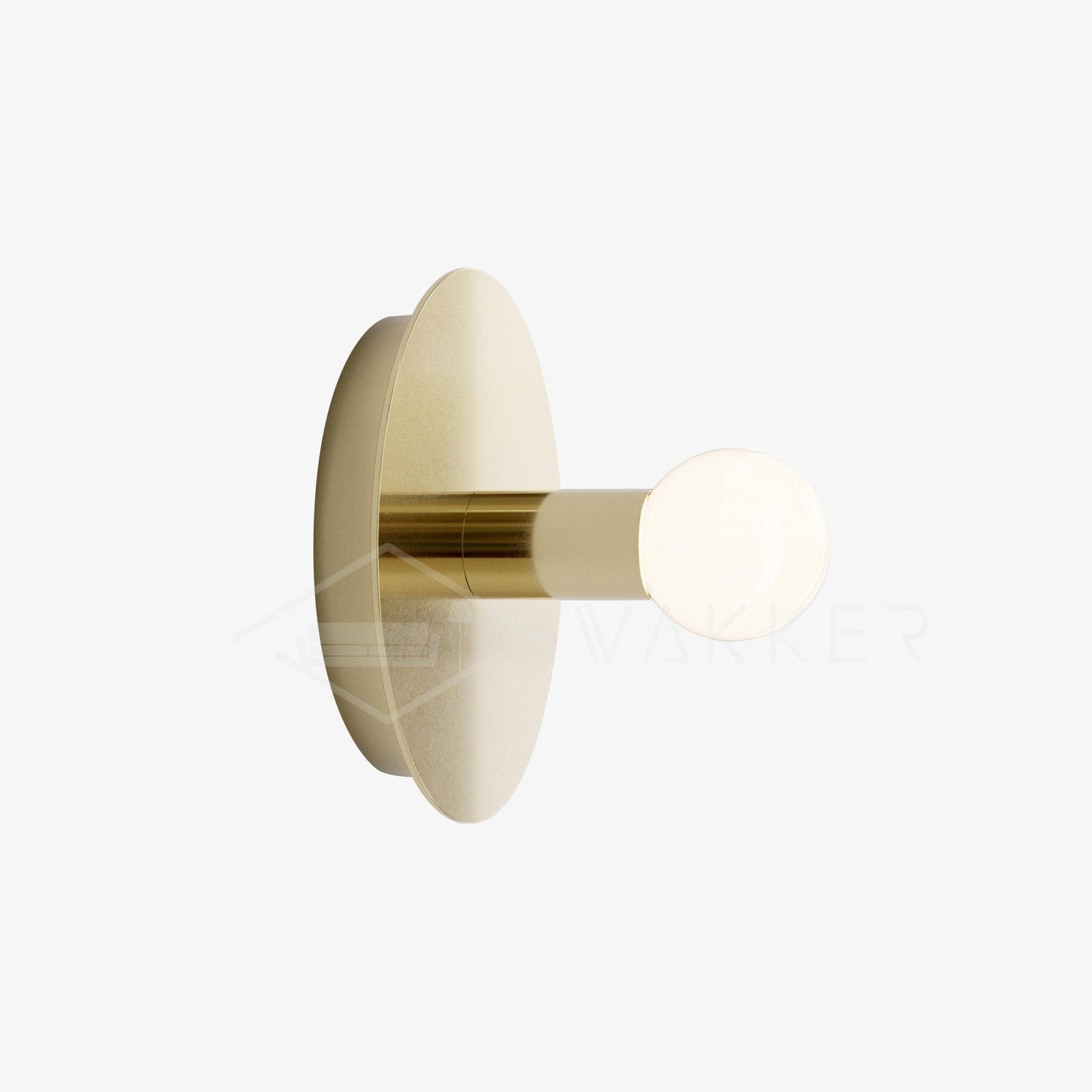 Dot Wall Lamp | Brass & Metal | Black, White, Brass Finish