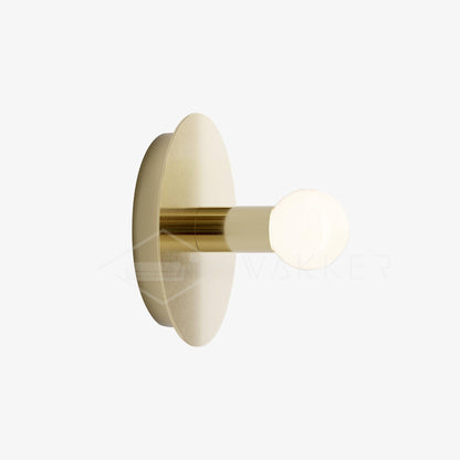 Dot Wall Lamp | Brass & Metal | Black, White, Brass Finish