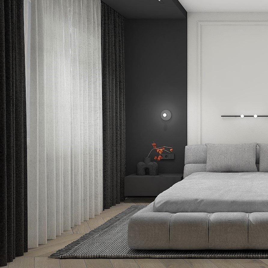 Dot Wall Lamp | Brass & Metal | Black, White, Brass Finish