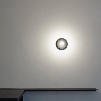 Dot Wall Lamp | Brass & Metal | Black, White, Brass Finish