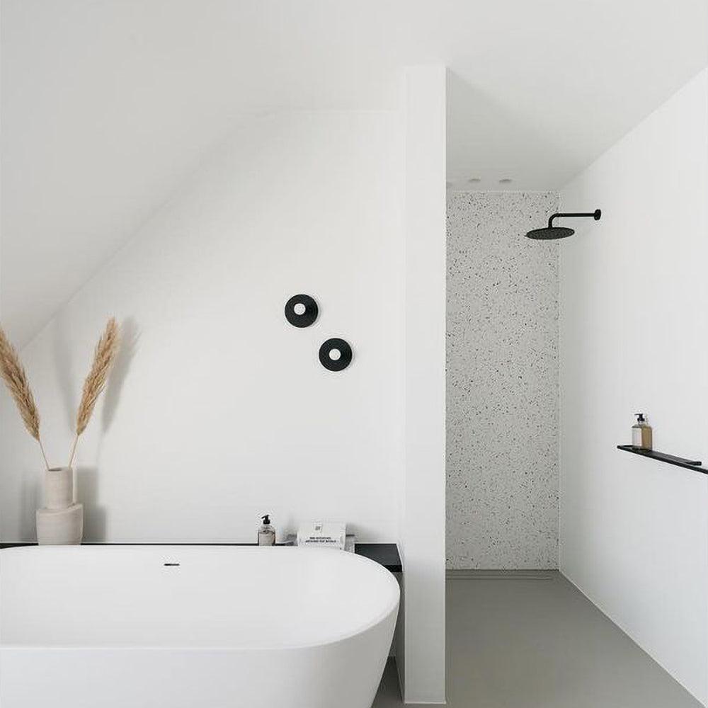Dot Wall Lamp | Brass & Metal | Black, White, Brass Finish