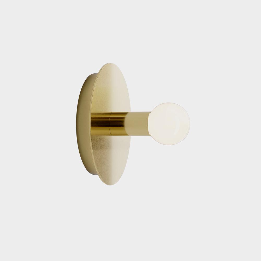 Dot Wall Lamp | Brass & Metal | Black, White, Brass Finish