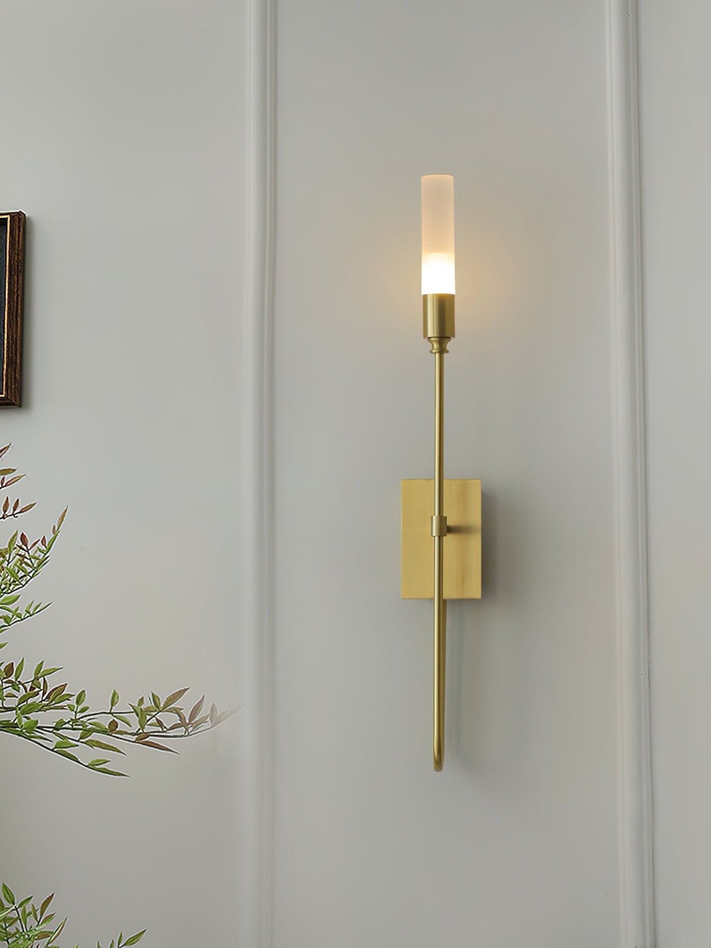 Double Arrow Wall Sconce | Metal, Acrylic | Antique Copper, Copper, Black
