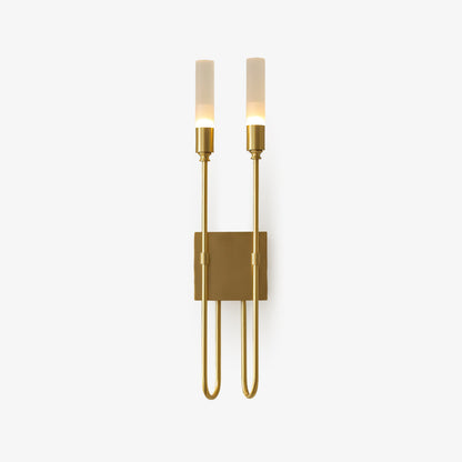 Double Arrow Wall Sconce | Metal, Acrylic | Antique Copper, Copper, Black