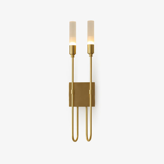 Double Arrow Wall Sconce | Metal, Acrylic | Antique Copper, Copper, Black