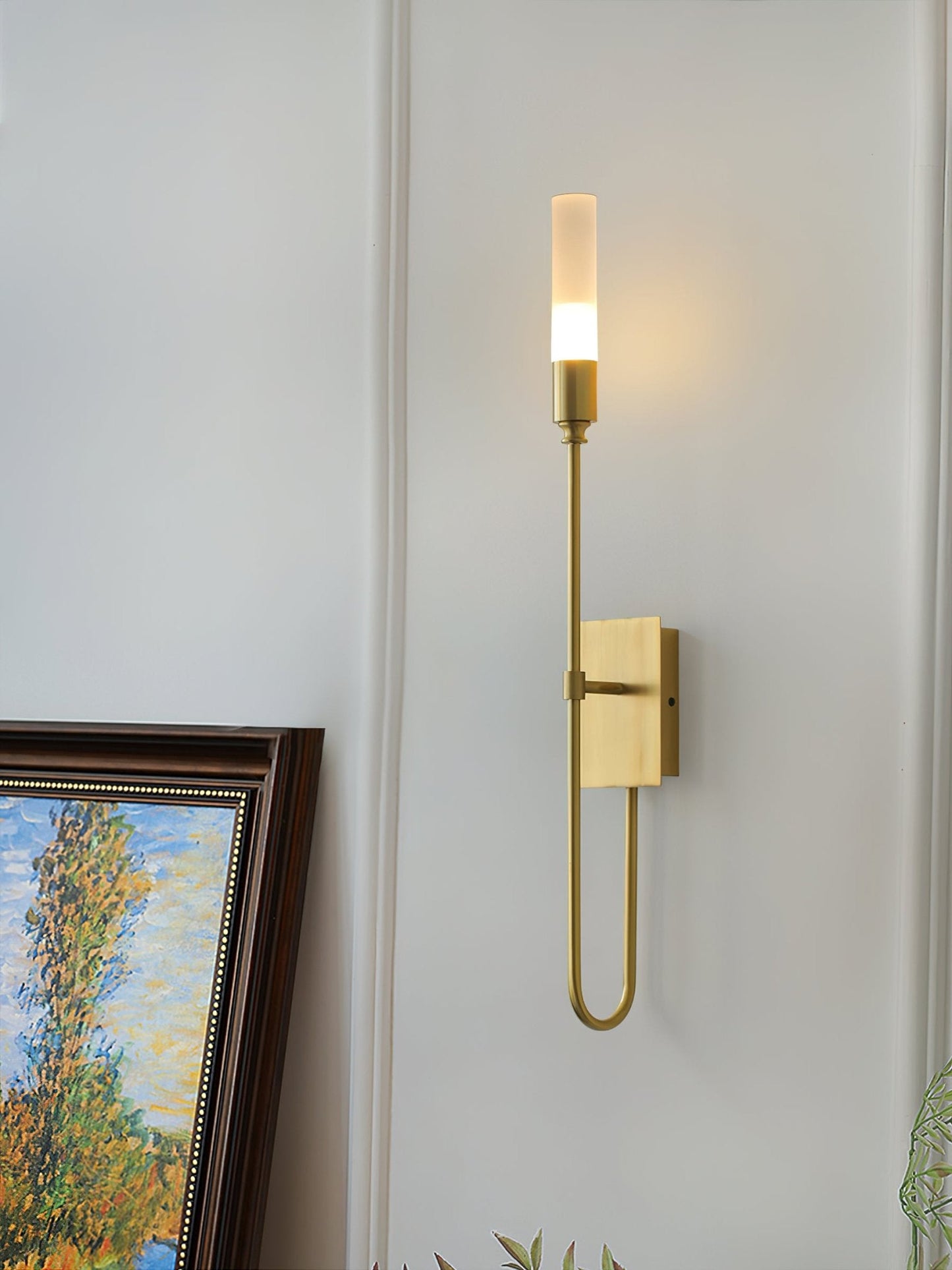 Double Arrow Wall Sconce | Metal, Acrylic | Antique Copper, Copper, Black