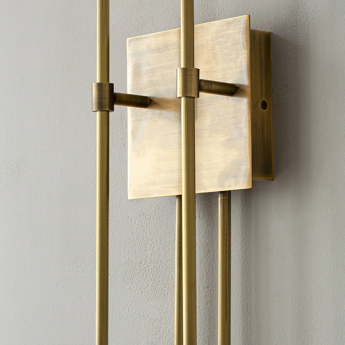 Double Arrow Wall Sconce | Metal, Acrylic | Antique Copper, Copper, Black