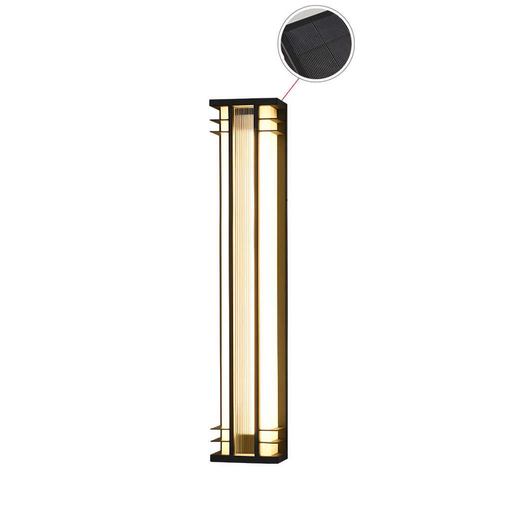 Double Axis Outdoor Wall Lamp | Stainless Steel | Black & Translucent